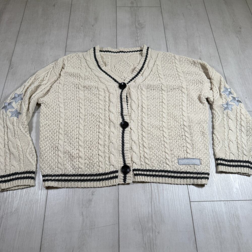 Taylor Swift Folklore The Cardigan MD/LG Cable Knit Beige